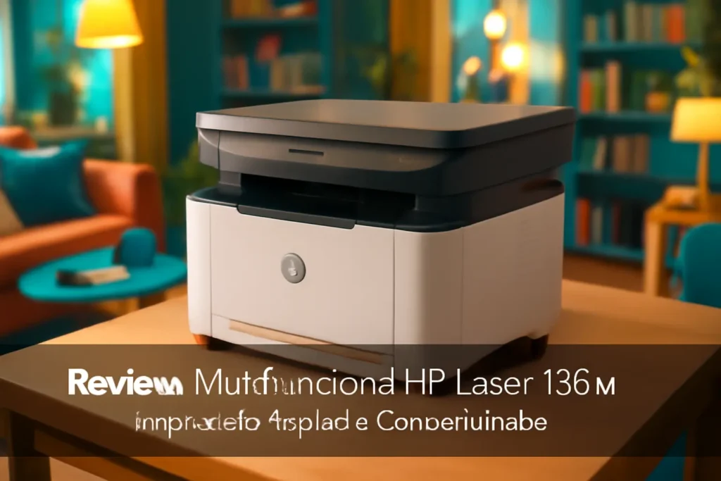 Multifuncional HP Laser 135w: Impressão Rápida e Conectividade