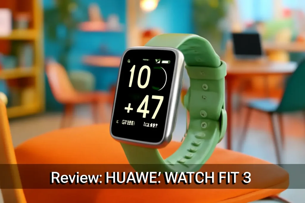 SmartWatch HUAWEI WATCH Fit 3: Design Ultra-fino, Monitoramento Completo de Exercícios e Saúde