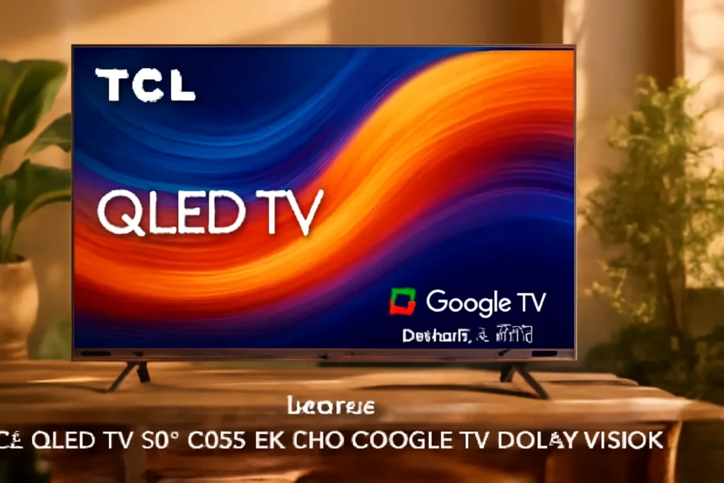 TCL QLED TV 50” C655 4K UHD GOOGLE TV DOLBY VISION ATMOS