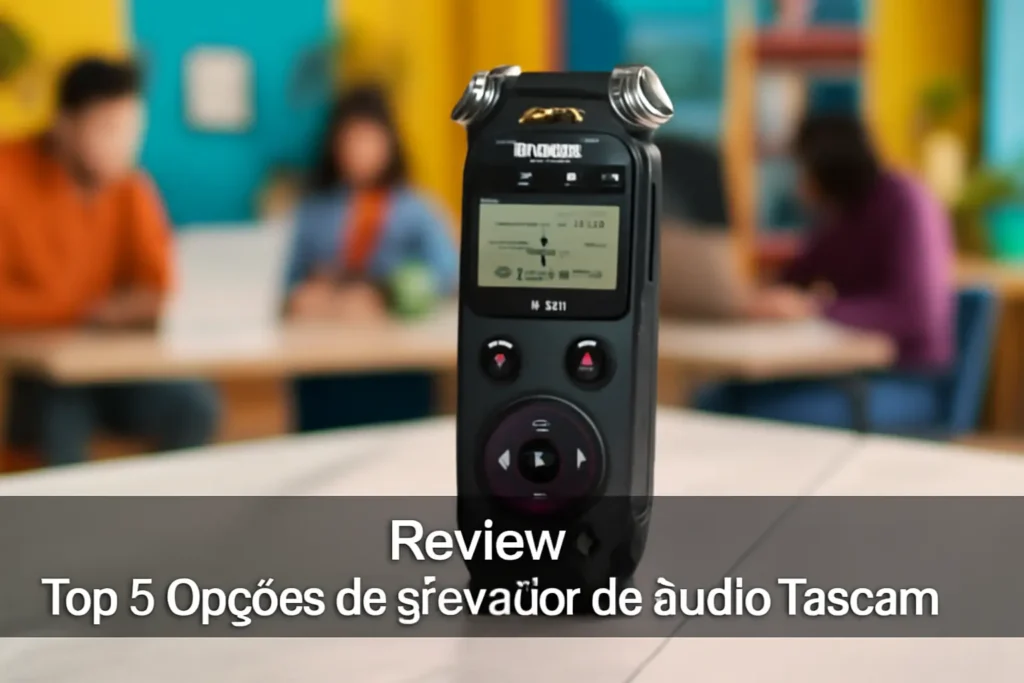 Top 5 Opções de gravador de áudio Tascam