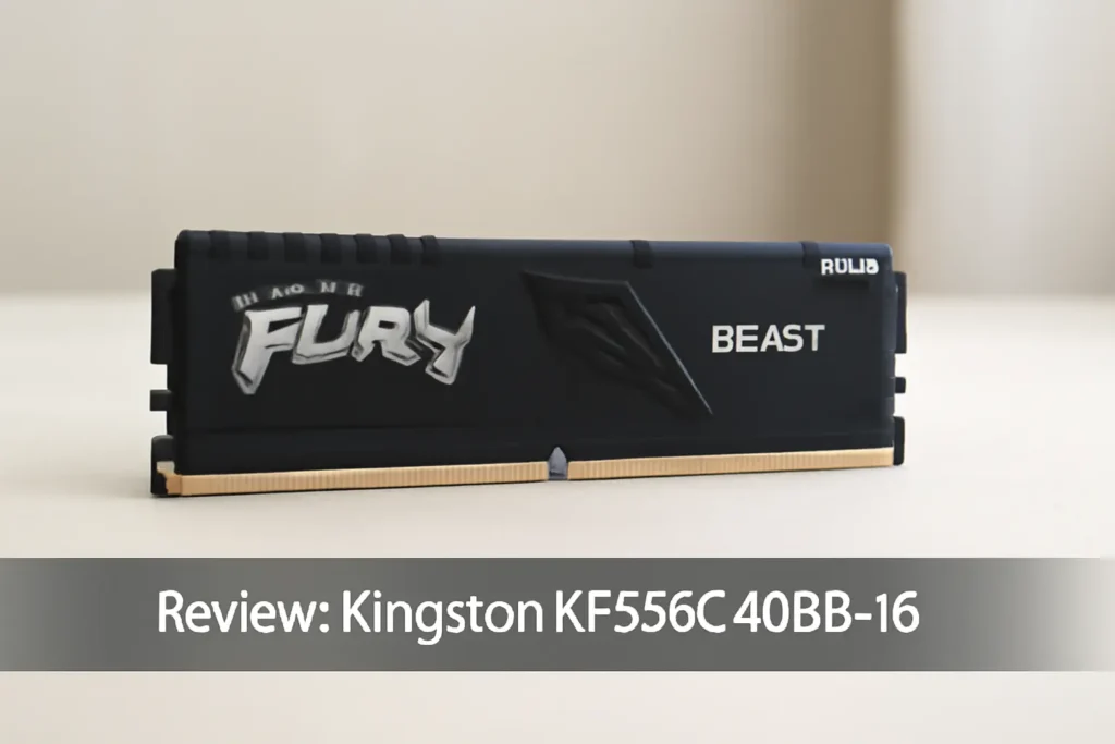 Kingston KF556C40BB-16 - Módulo de memória DDR5 16GB 5600MHz FURY Beast Black