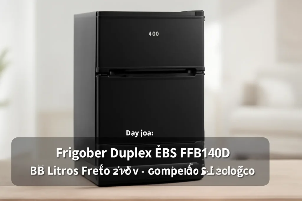 Frigobar Duplex EOS EFB140D 88 Litros Preto 220v – Compacto e Ecológico