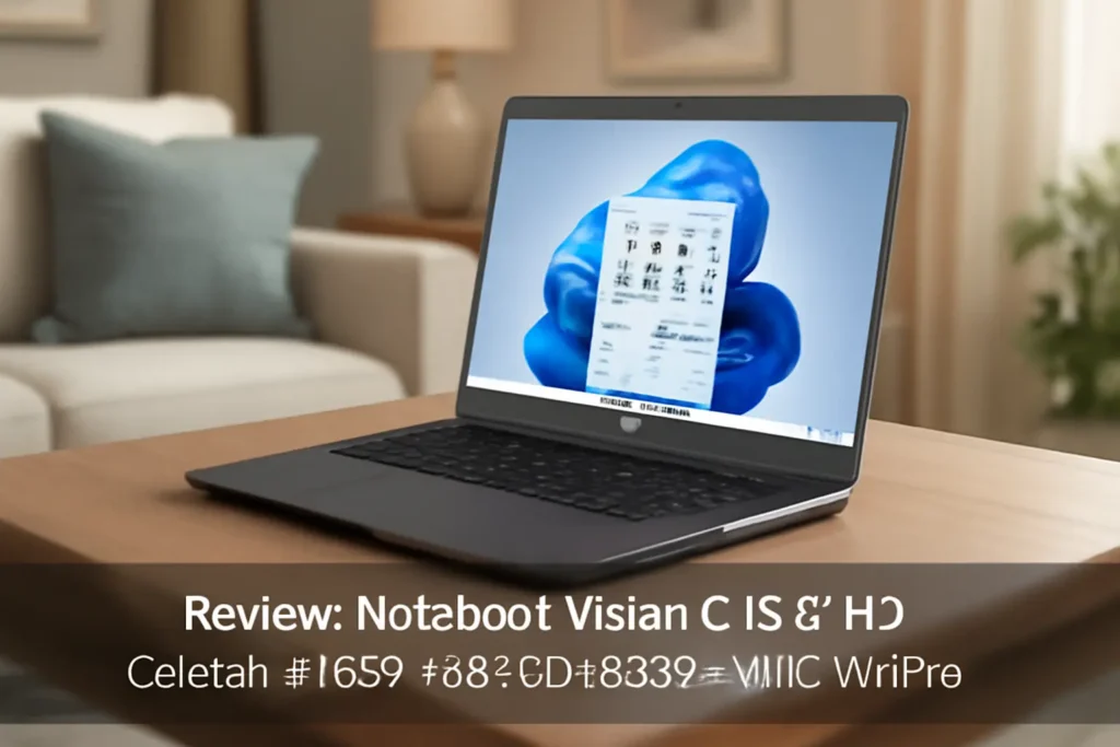 Notebook Vision C 15.6'' HD Celeron N4020 4GB SSD 128GB eMMC Windows 11 Pro