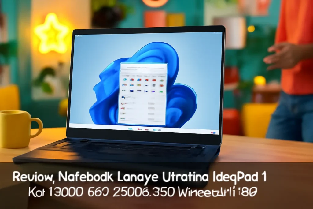 Notebook Lenovo Ultrafino IdeaPad 1 R3-7320U 8GB 256GB SSD Windows 11 15.6"