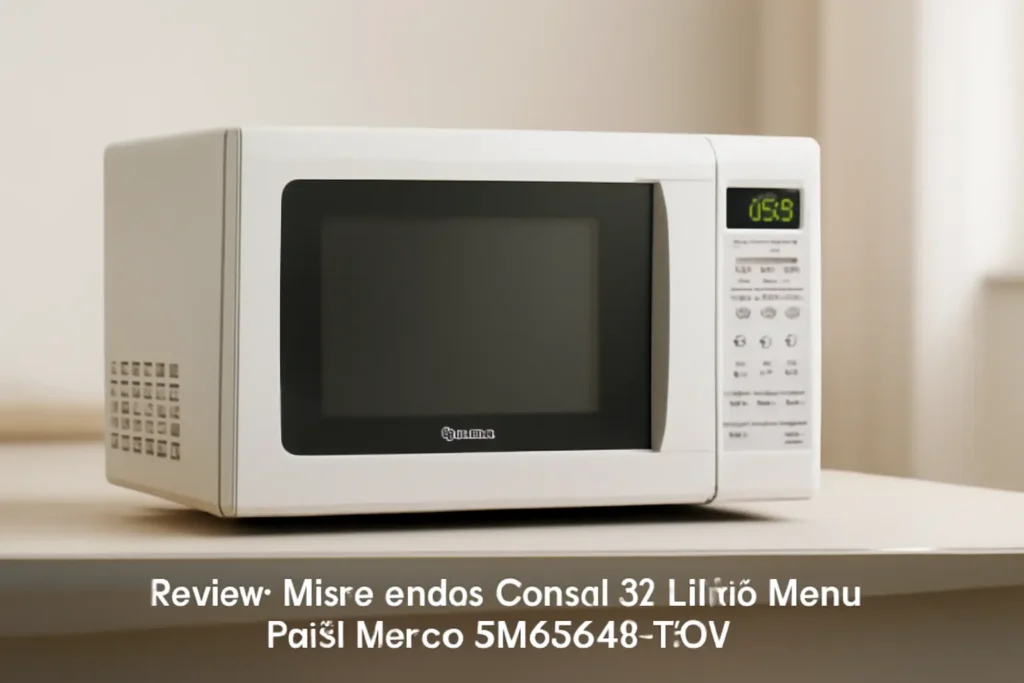 Micro-ondas Consul 32 Litros Menu Fácil Branco CMS46AB 110V - Design Moderno e Praticidade
