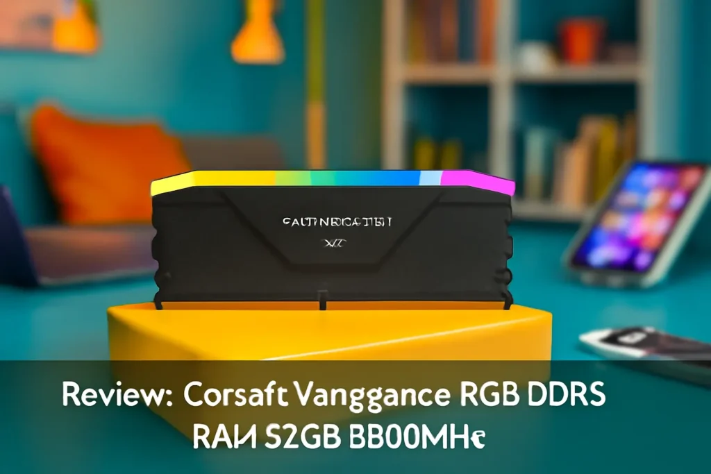 Corsair Vengeance RGB DDR5 RAM 32GB 6000MHz - Alta Performance e Iluminação Personalizável