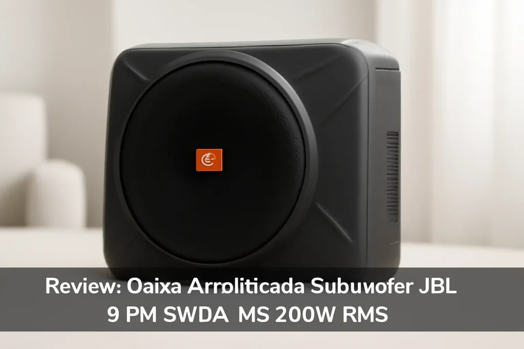 Caixa Amplificada Subwoofer JBL 8 Pol SW8A-MS 200W RMS