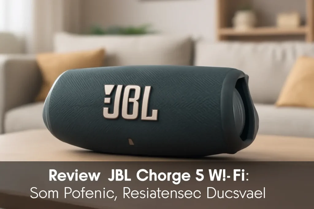 JBL Charge 5 Wi-Fi: Som Potente, Resistente e Durável