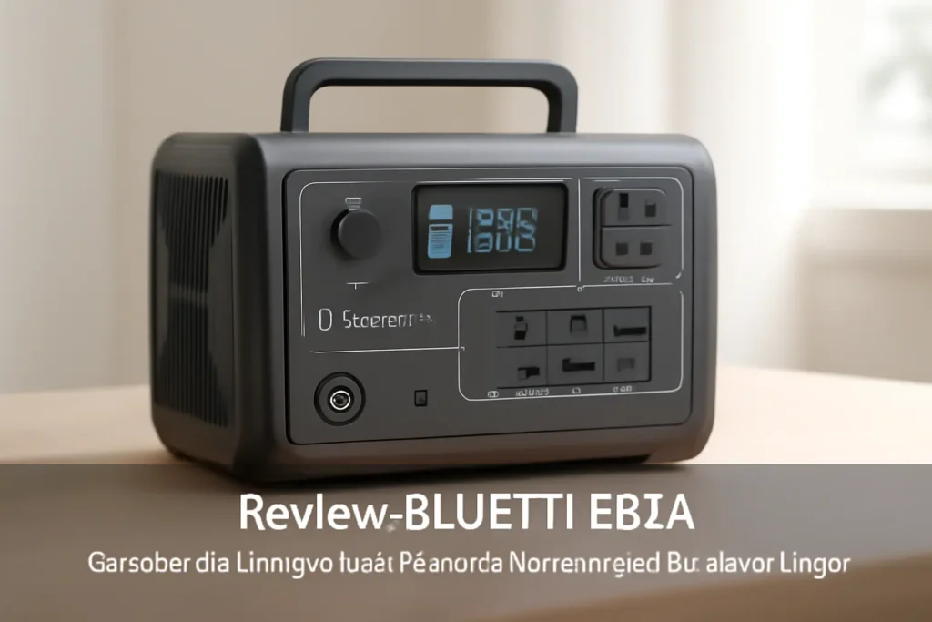 BLUETTI EB3A Gerador de Energia Solar: Potência e Praticidade em Qualquer Lugar