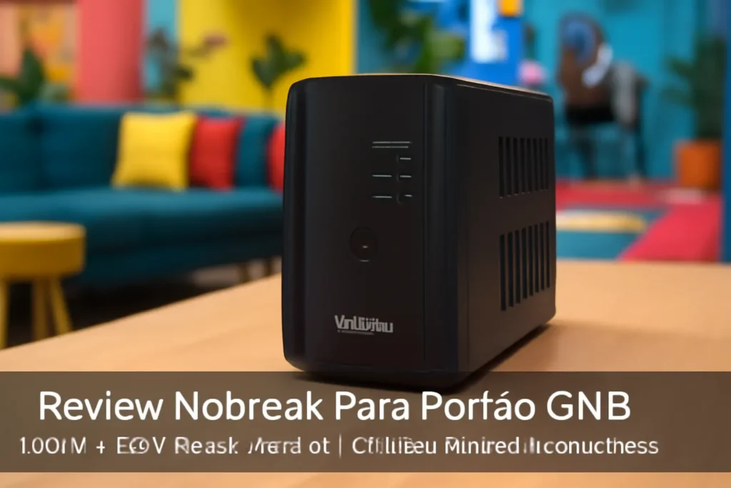 Nobreak Para Portão GNB 1000VA-120v Preto Intelbras: Ideal para Portões Automáticos