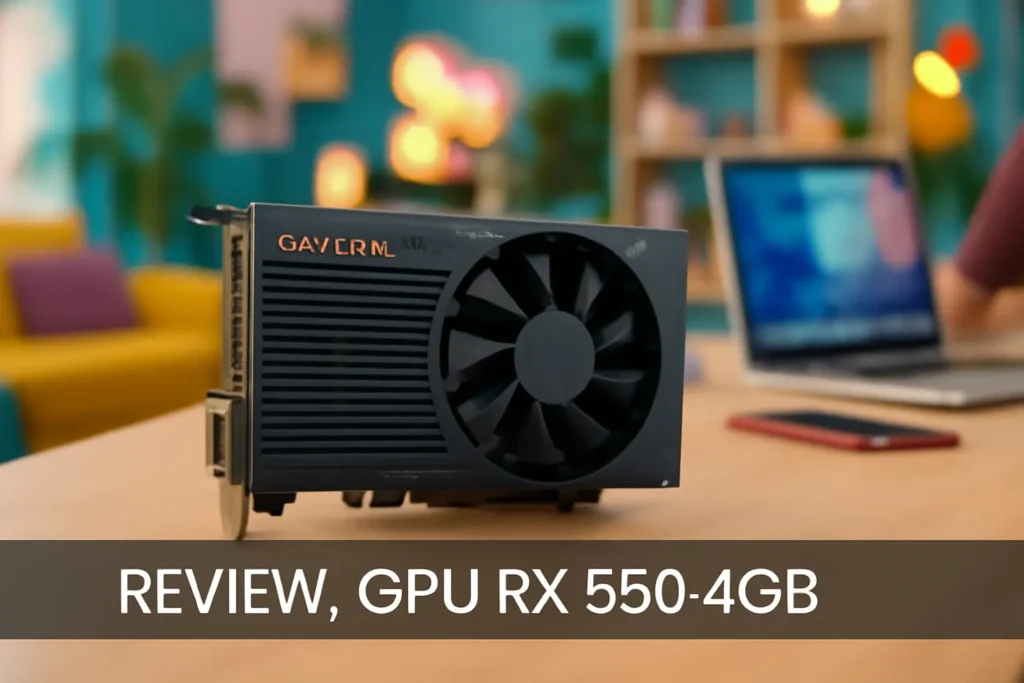 GPU RX 550 4GB GDDR5: Desempenho e Confiabilidade para Gamers e Profissionais