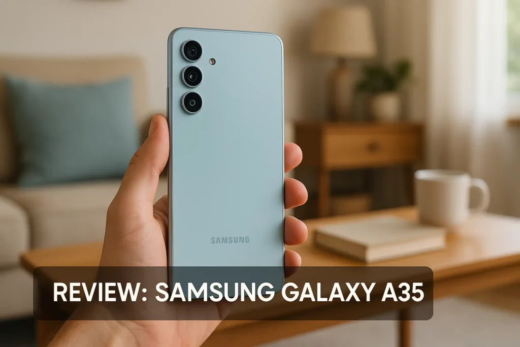 Galaxy A35 5G com Super AMOLED e Câmera Tripla