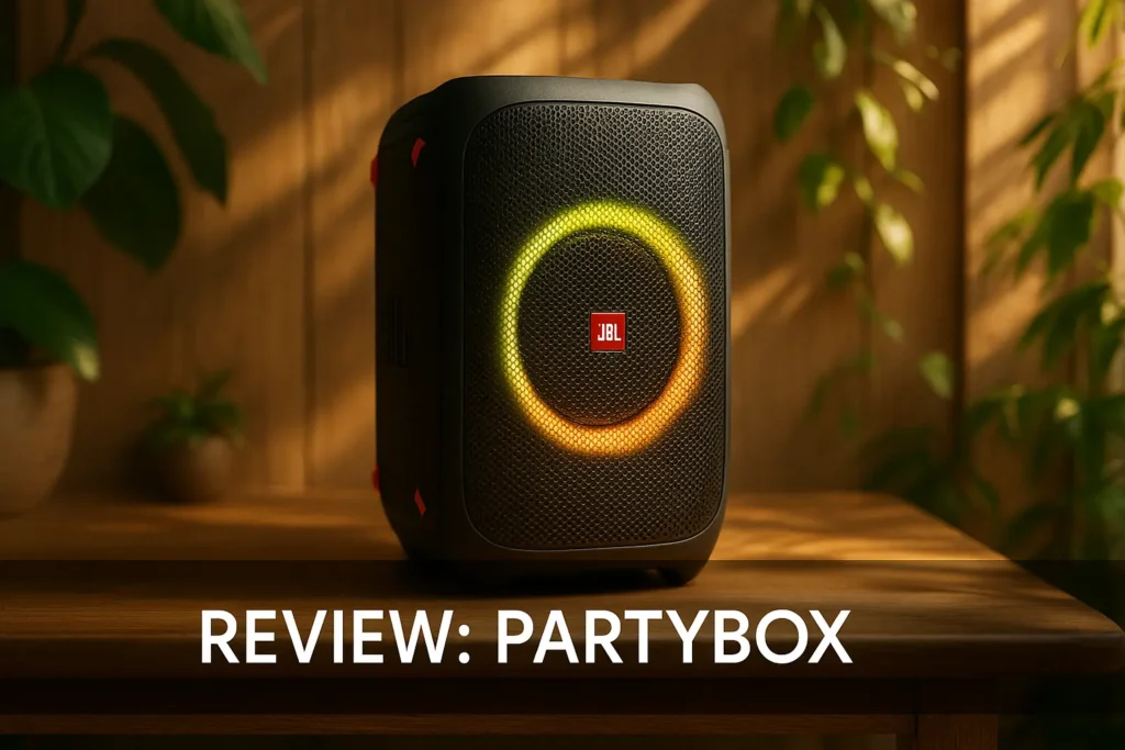 Caixa de Som Aiwa PB-07 Bluetooth com RGB e 8h de Bateria