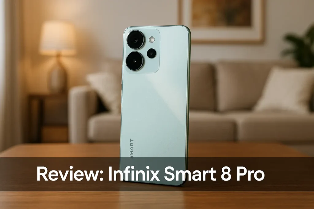 INFINIX SMART 8 Pro: 256GB, câmera de 50MP e bateria duradoura