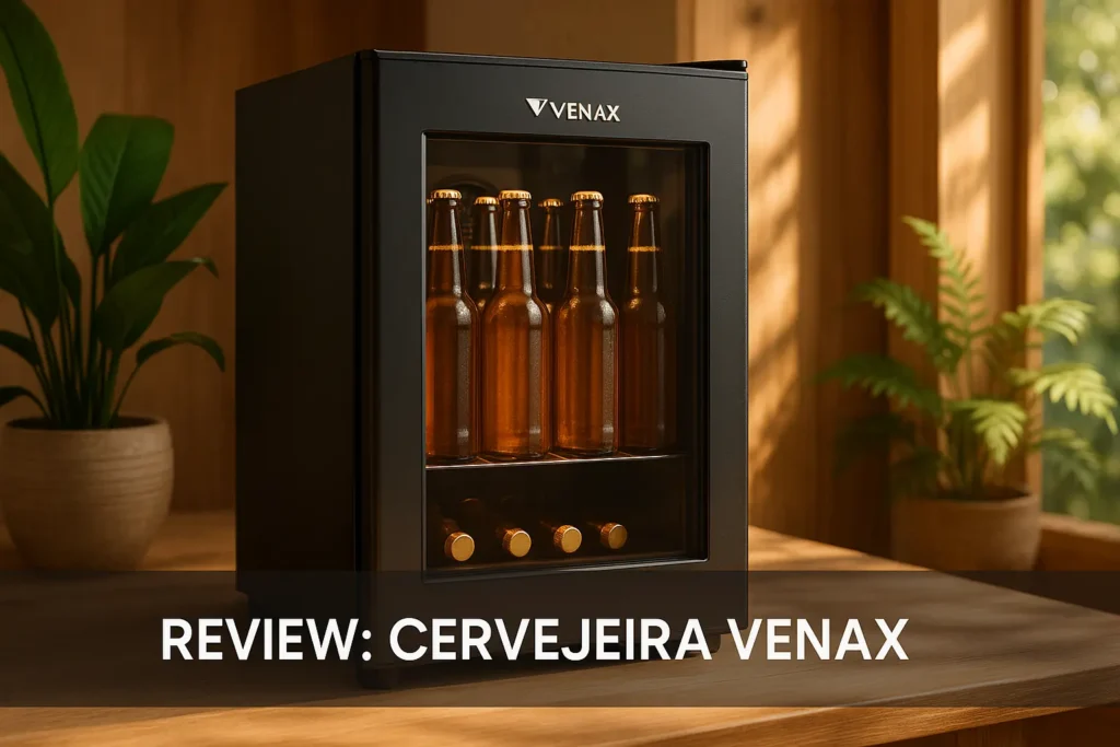 Cervejeira Blue Light 100L Porta de Vidro Venax