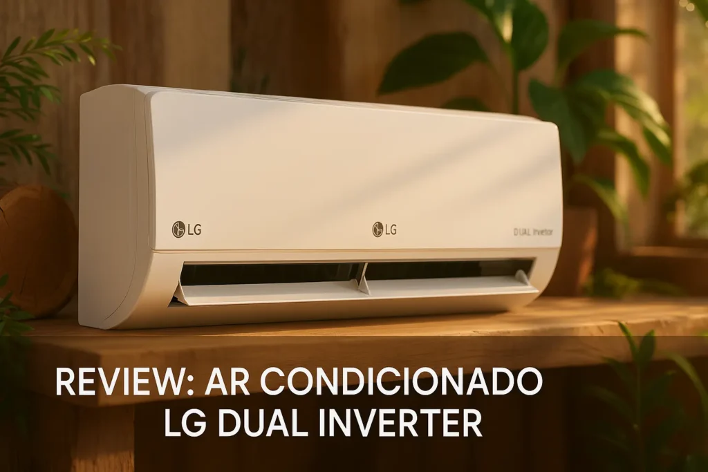 Ar Condicionado LG Dual Inverter Voice 9000 Btus Quente e Frio