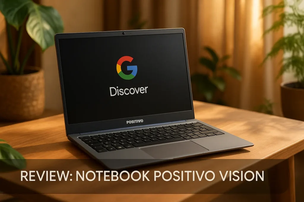 Notebook Positivo Vision C14 com Tecla Link e Lumina Bar