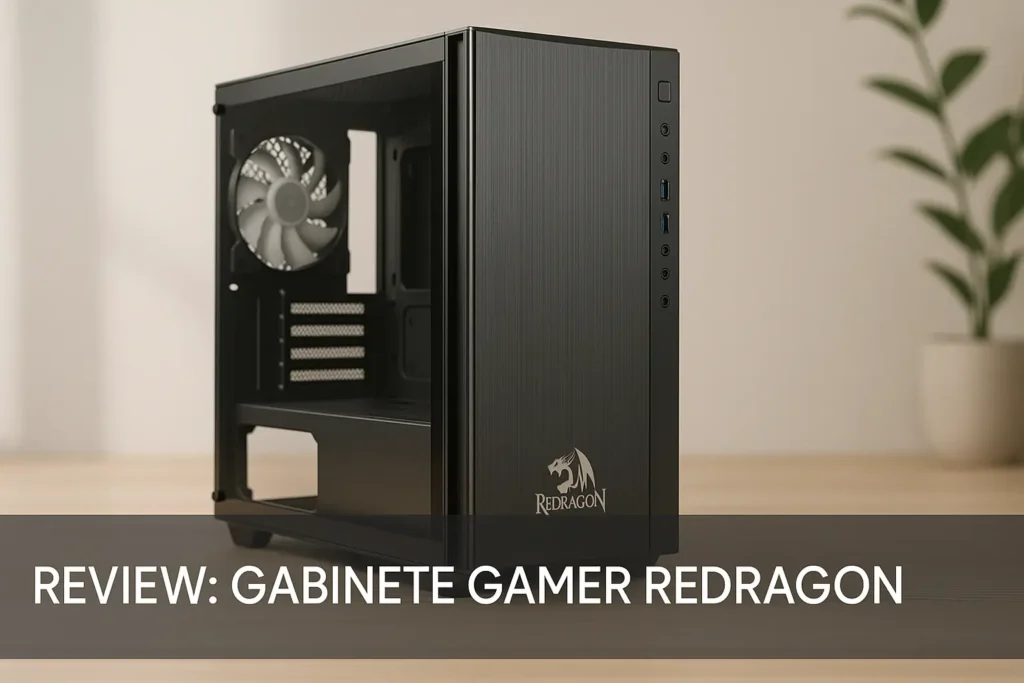 Gabinete Redragon Wideload Pro com Vidro Panorâmico