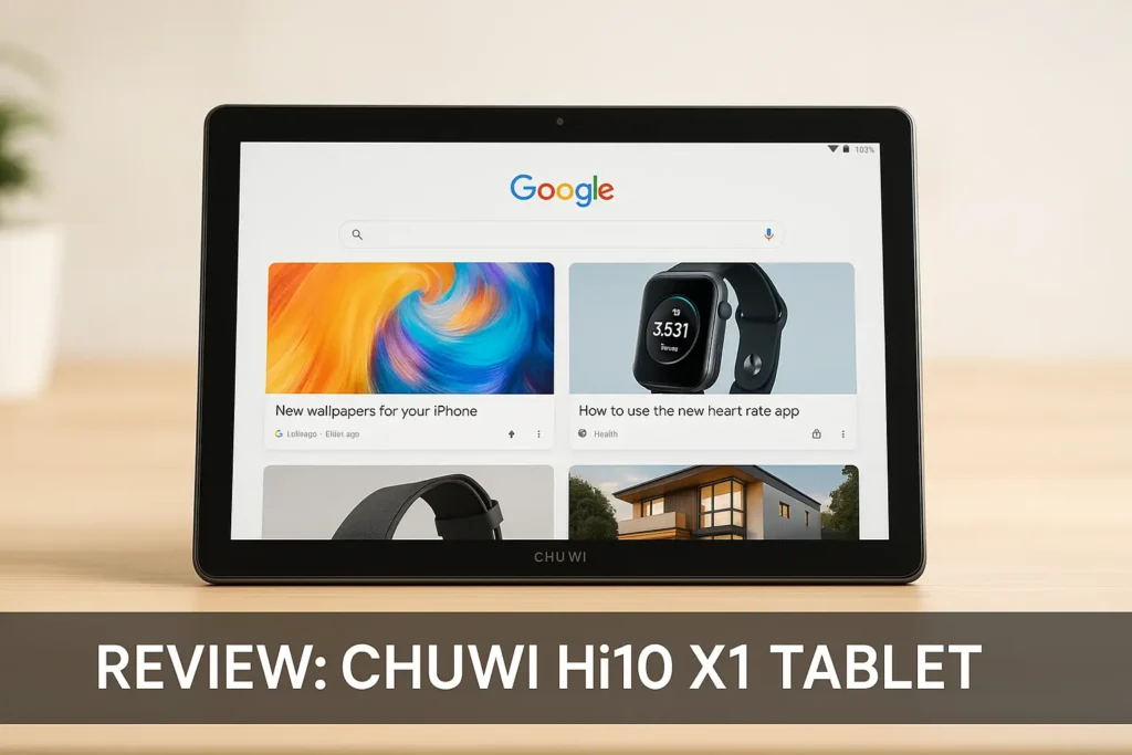 CHUWI Hi10 X1: Tablet Windows 2 em 1 com SSD e Wi-Fi 6