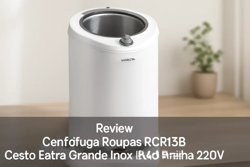 Centrífuga Roupas BCR15B Cesto Extra Grande Inox 15 kg Britânia 220V