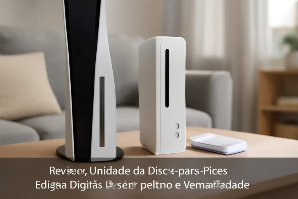 Unidade de Disco para PS5® Edição Digital: Desempenho e Versatilidade