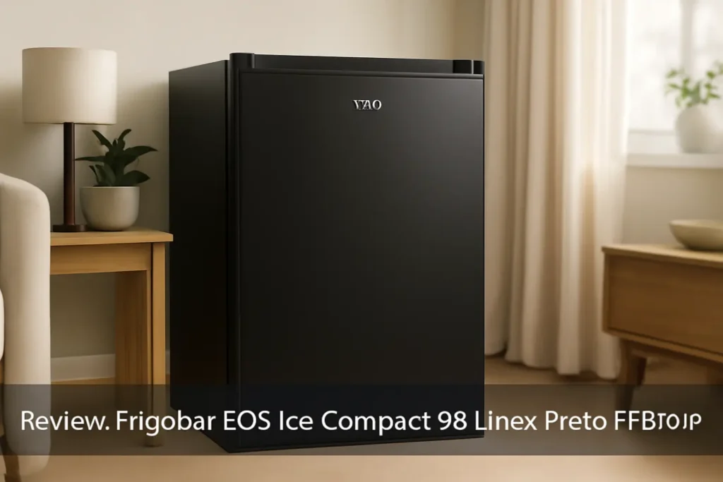 Frigobar EOS Ice Compact 93 Litros Preto EFB101P - Prático e Ecológico