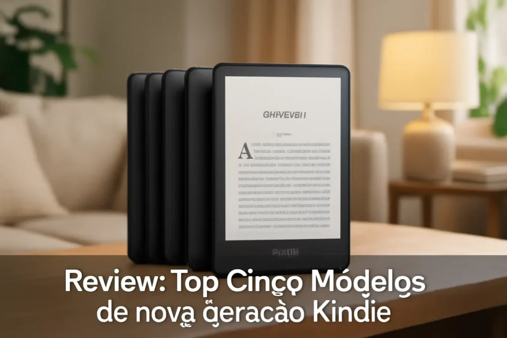 Top Cinco Modelos de nova geração kindle