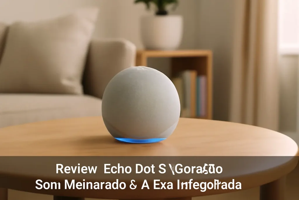 Echo Dot 5ª Geração | Som Melhorado e Alexa Integrada
