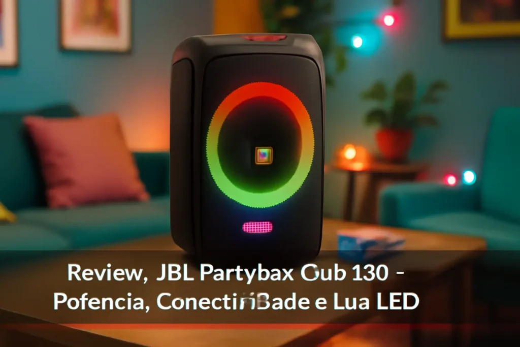 JBL Partybox Club 120 - Potência, Conectividade e Luz LED
