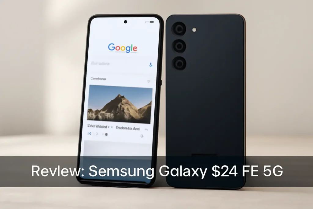 Samsung Galaxy S24 FE 5G: Câmera Tripla, Tela 6.7", Desempenho Potente