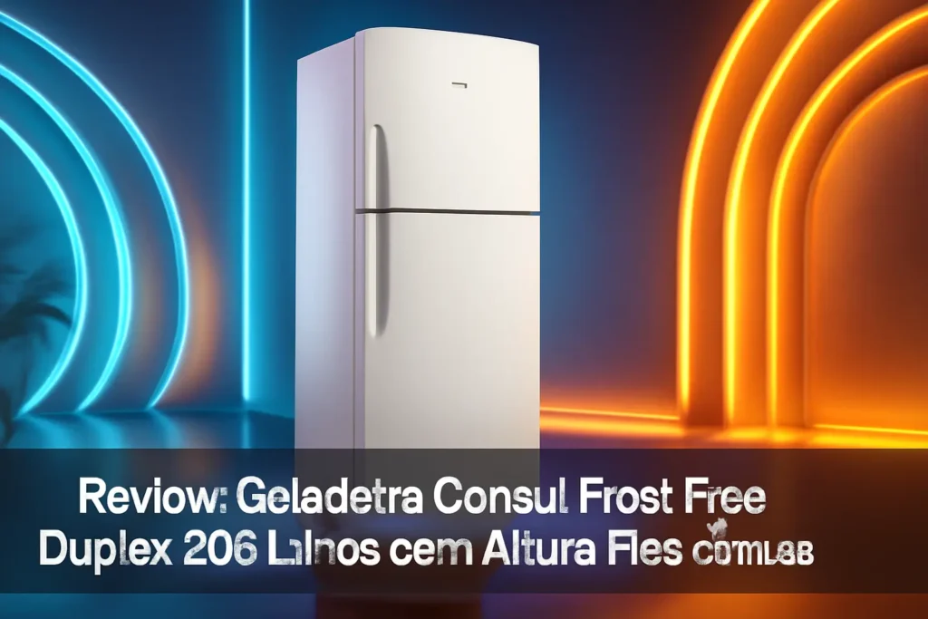 Geladeira Consul Frost Free Duplex 386 Litros com Altura Flex Cor branca CRM44AB 110V