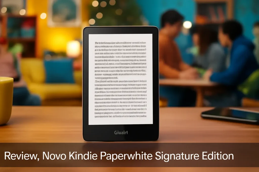 Novo Kindle Paperwhite Signature Edition - O Leitor Digital Ideal