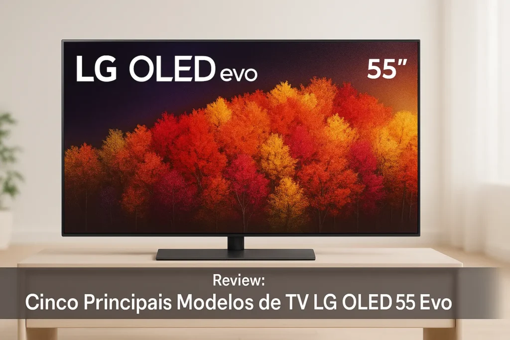 Cinco Principais Modelos de TV LG OLED 55 EVO