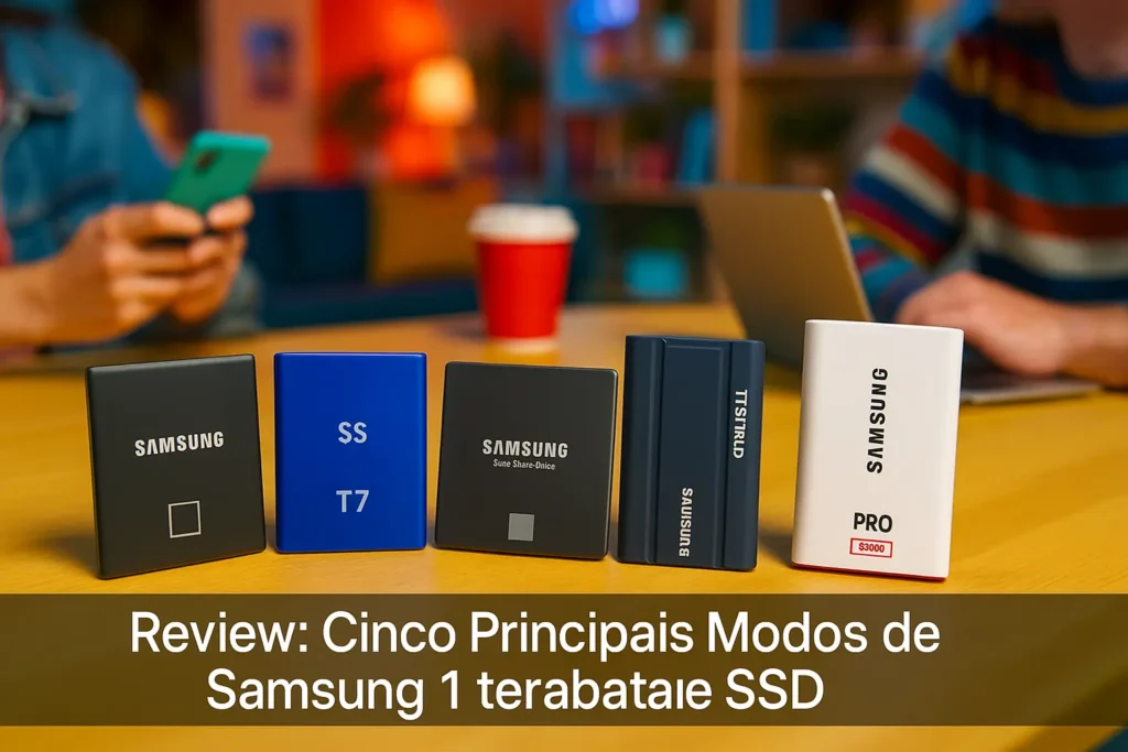 Cinco Principais Modelos de Samsung 1 terabyte SSD