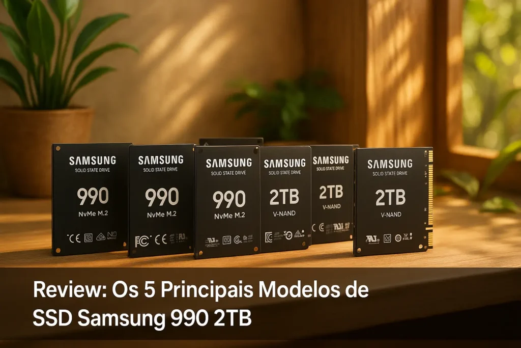 Os 5 Principais Modelos de SSD Samsung 990 2tb