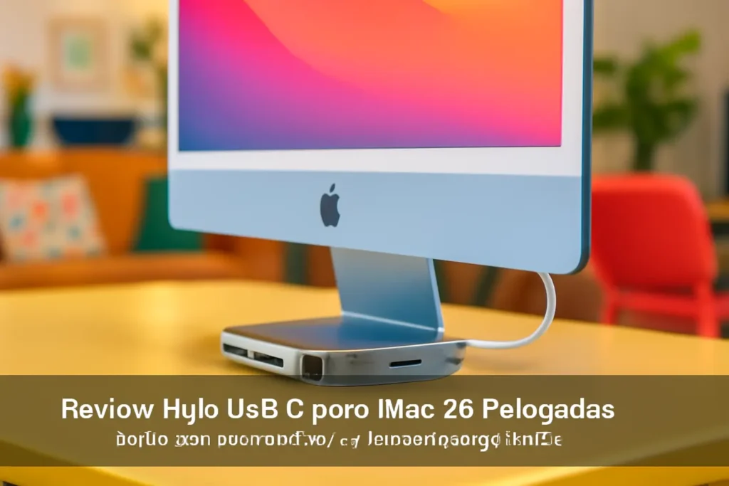 Hub USB C para iMac 24 Polegadas - Acessório Multifuncional para iMac M1/M3/M4