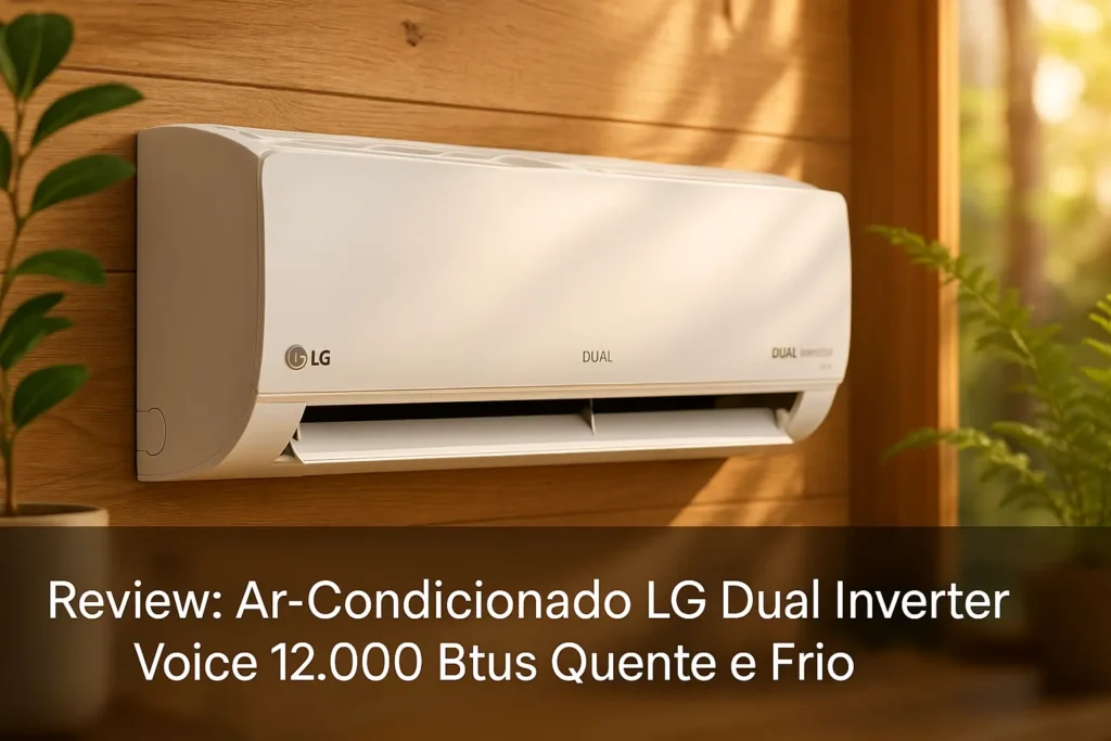 Ar Condicionado LG Dual Inverter Voice 12.000 Btus Quente e Frio