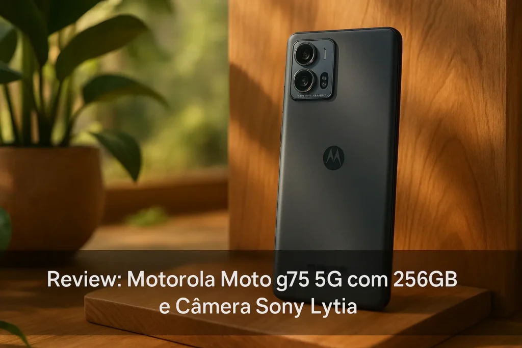 Motorola Moto g75 5G com 256GB e Câmera Sony Lytia