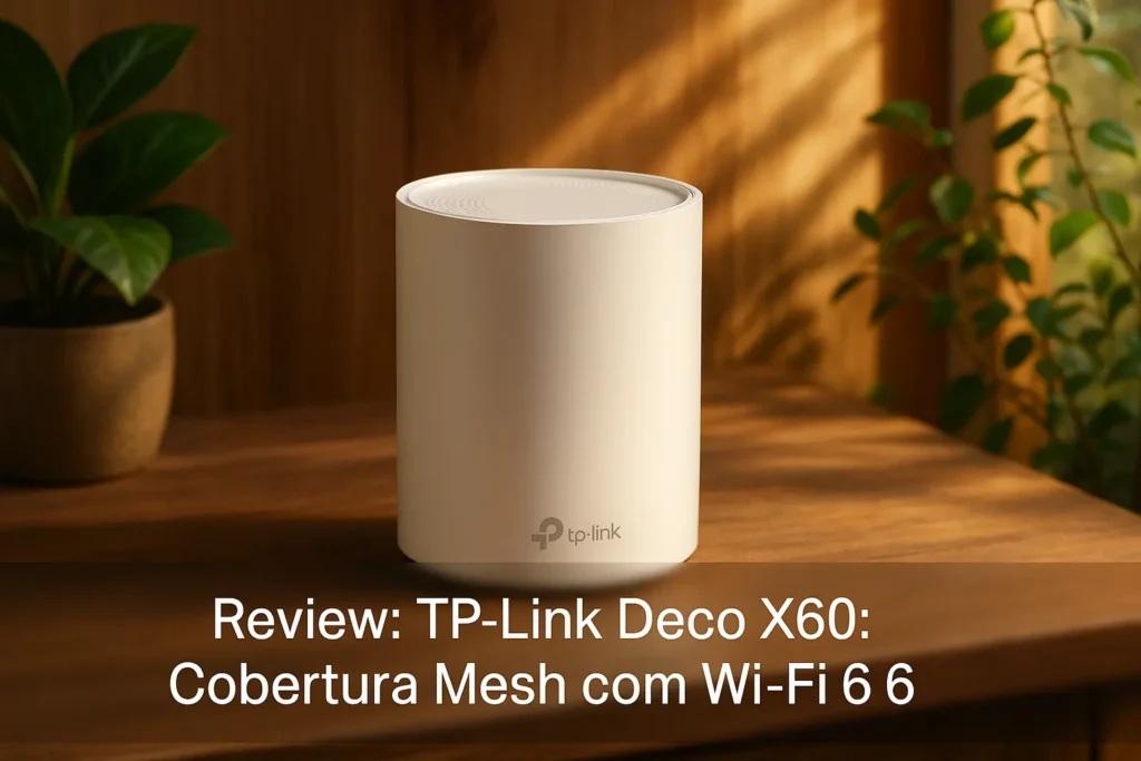Roteador TP-Link Deco X60: Cobertura Mesh com Wi-Fi 6