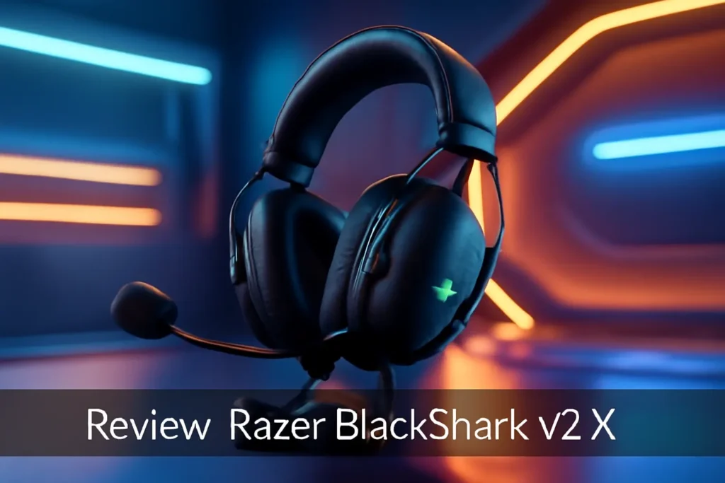 Razer Fone de ouvido BlackShark V2 X: Som Surround 7.1 e Drivers de 50 mm
