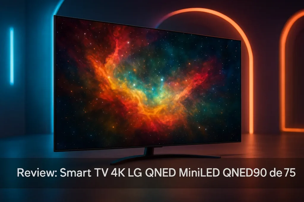 Cinco Principais Modelos de Smart TV 4K LG QNED MiniLED QNED90 de 75