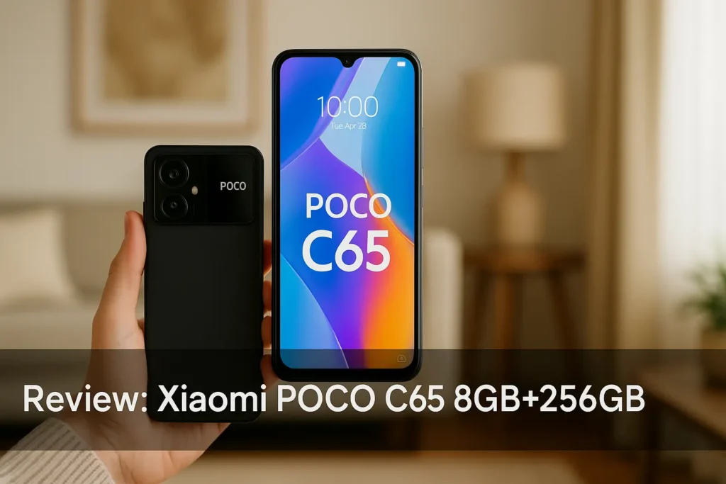 Xiaomi POCO C65 8GB+256GB com tela 90Hz e câmera AI