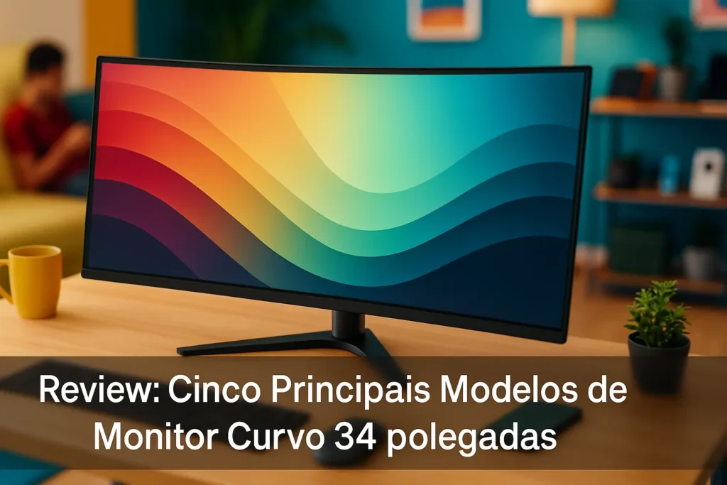 Cinco Principais Modelos de monitor curvo 34 polegadas