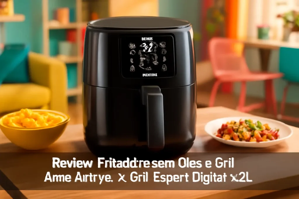 Fritadeira sem Óleo e Grill Arno Airfryer & Grill Expert Digital 4,2L