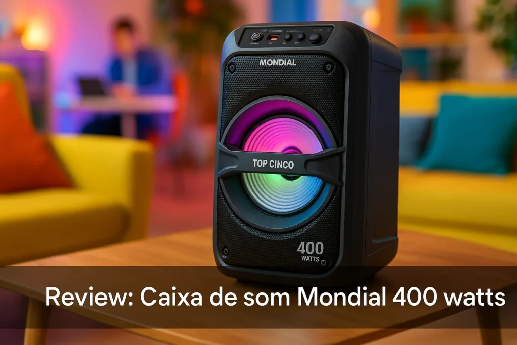Top Cinco Caixa de som Mondial 400 watts