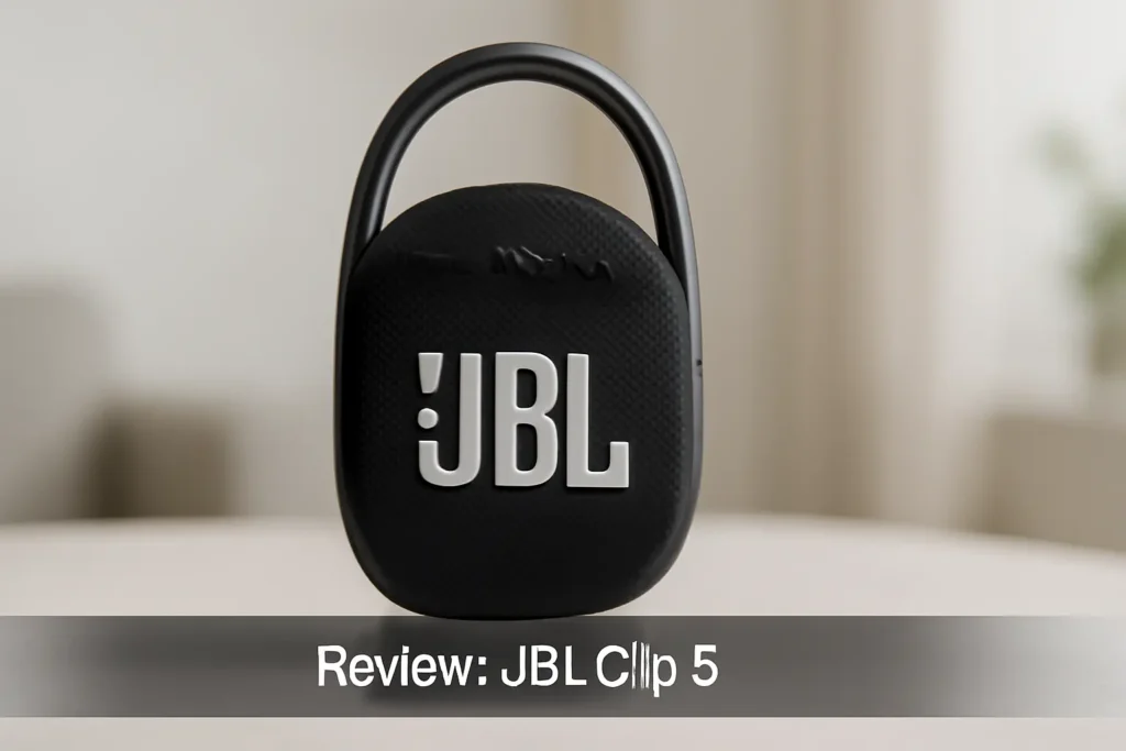 JBL Clip 5 – Alto-falante Bluetooth ultraportátil com Mosquetão, até 12 horas de reprodução
