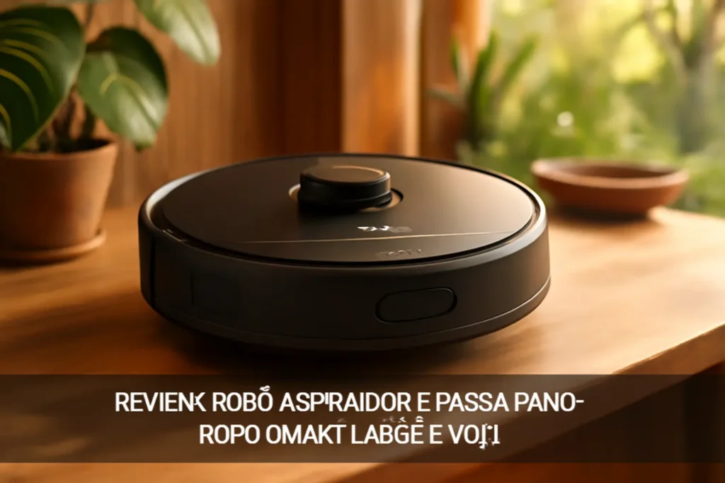 Robô Aspirador e Passa Pano Ropo Smart Laser Bivolt - Tecnologia de Limpeza Avançada