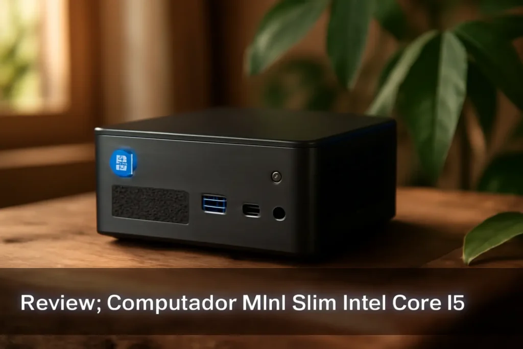 Computador Mini Slim Compacto CPU Intel Core i5 16GB SSD 240GB HDMI Alto Desempenho