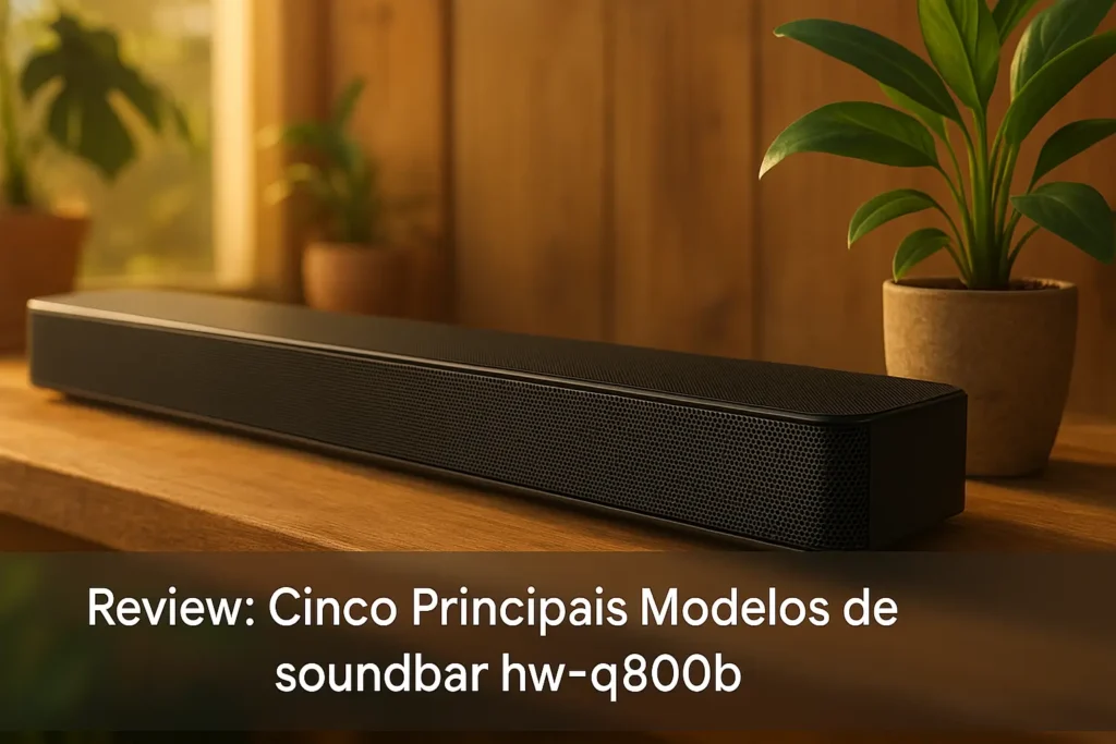 Cinco Principais Modelos de soundbar hw-q800b