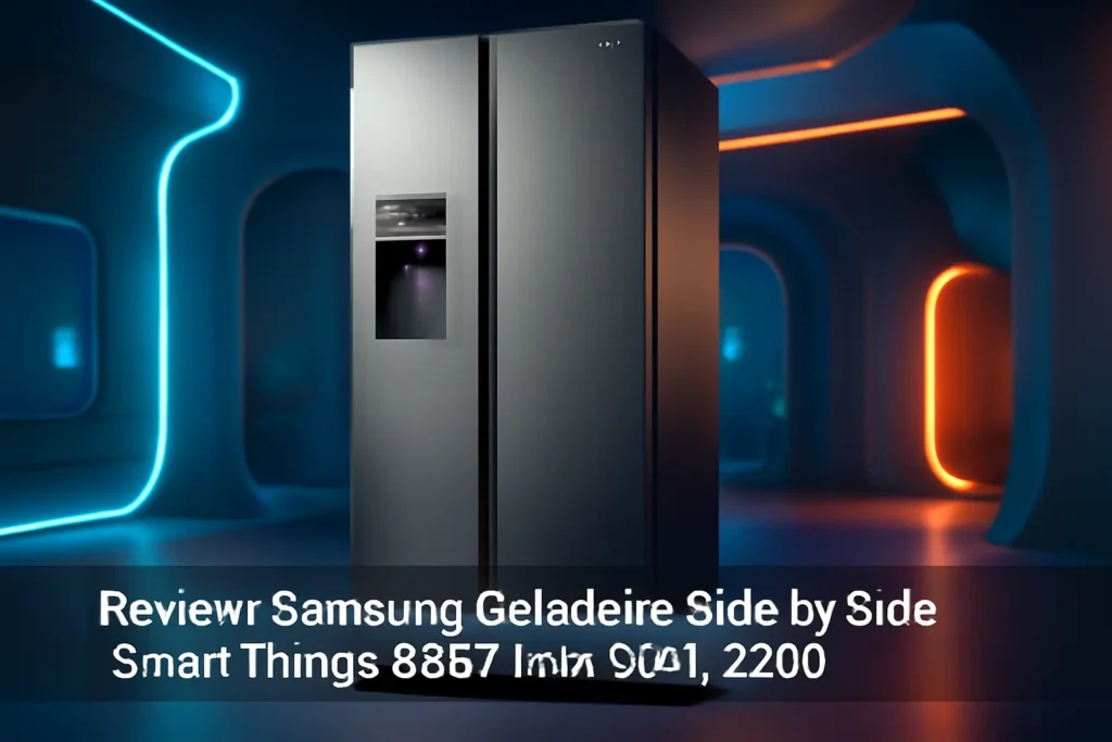Samsung Geladeira Side by Side SmartThings RS57 Inox 564L 220V: Capacidade e Tecnologia